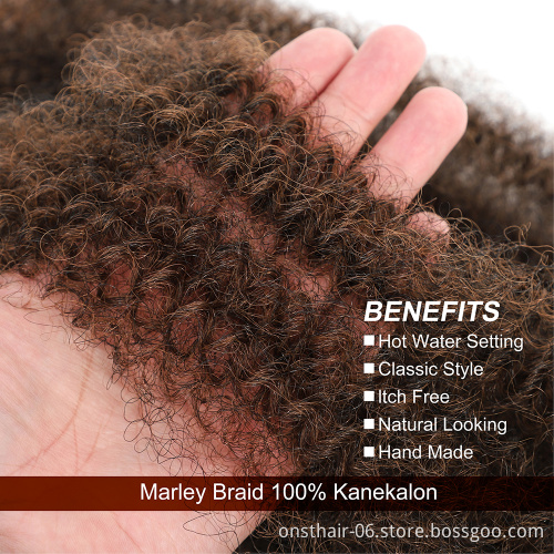 ONST Marley Hair 24 Inches  Long Crochet Hair Braids For Women Synthetic  Braiding Hair Extension Dreadlock Hair Bundles